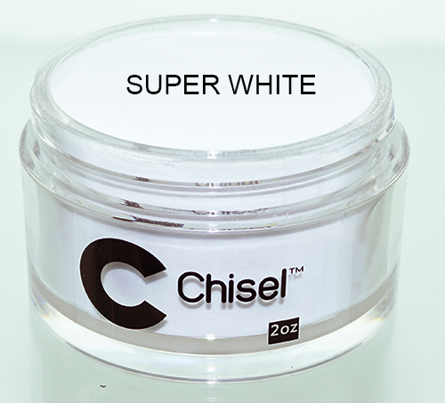 Chisel 2 in 1 Acrylic & Dipping 2 oz- Super White 